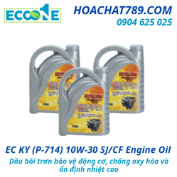 EC KY (P-714) 10W-30 SJ/CF Engine Oil Dầu bôi trơn bảo vệ động cơ, chống oxy hóa và ổn định nhiệt ca